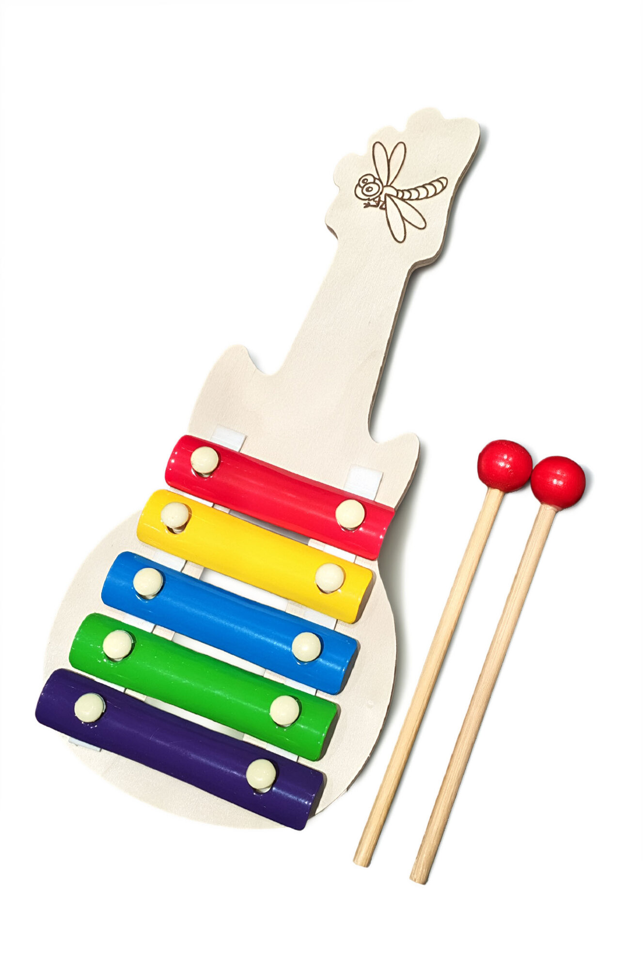 Ксилофон деревянный, музыкальная игрушка для детей, металлофон — фото 1