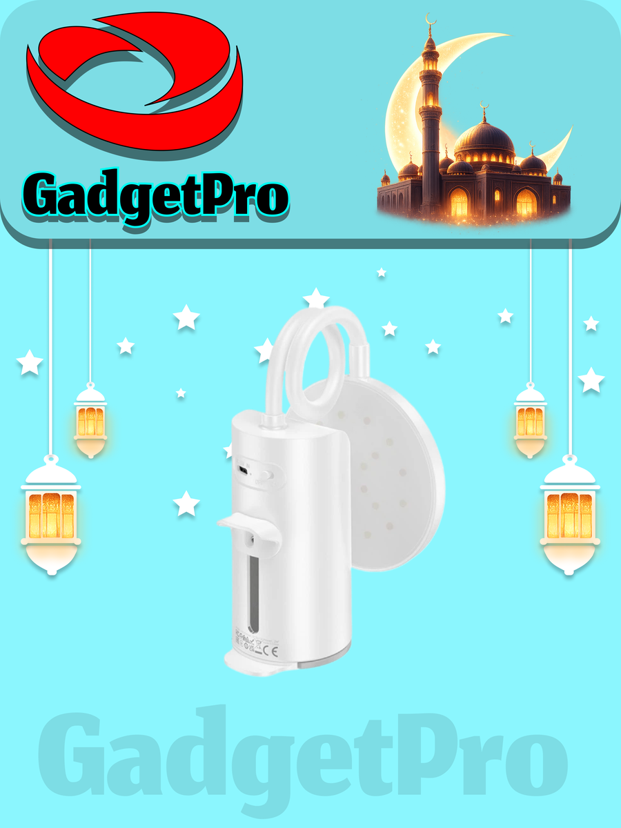 Настольный светильник Hoco HX10 с прищепкой: LED, регулировка яркости, современный дизайн.