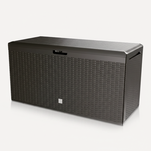 Изображение товара Сундук садовый Prosperplast RATO PLUS, 290л, коричневый, на колесах, пластик