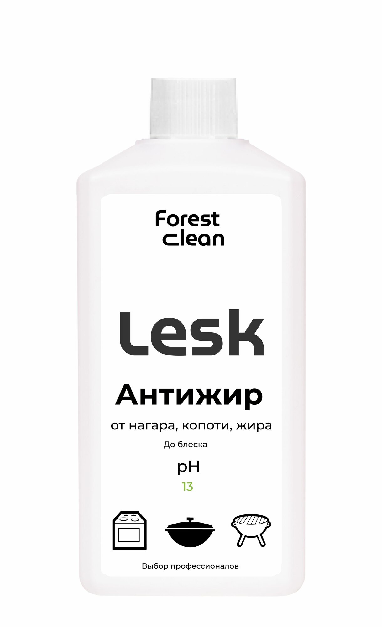 Forest clean Антижир LESK, от нагара, копоти и жира, 1 л