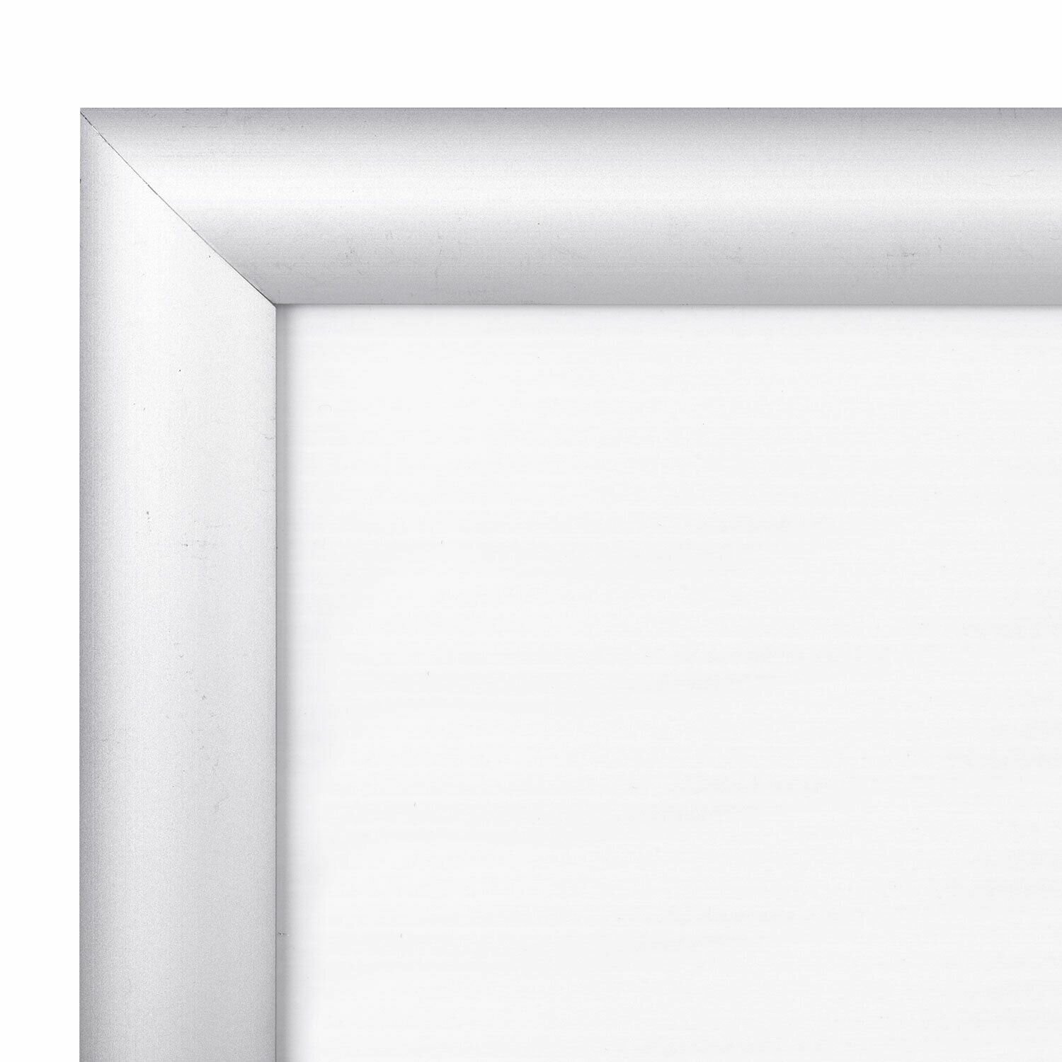 Рамка настенная Brauberg "Extra", с алюминиевым "клик"-профилем, А2, 420х594 мм