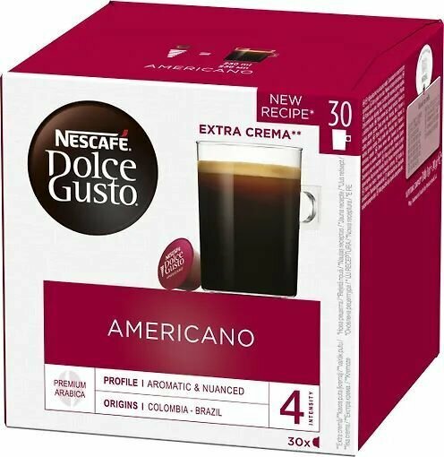 Кофе в капсулах Dolce Gusto Americano, 30 шт. - фотография № 2