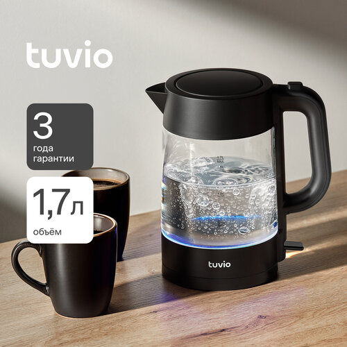 Чайник Tuvio TKG0117 черный 1833₽