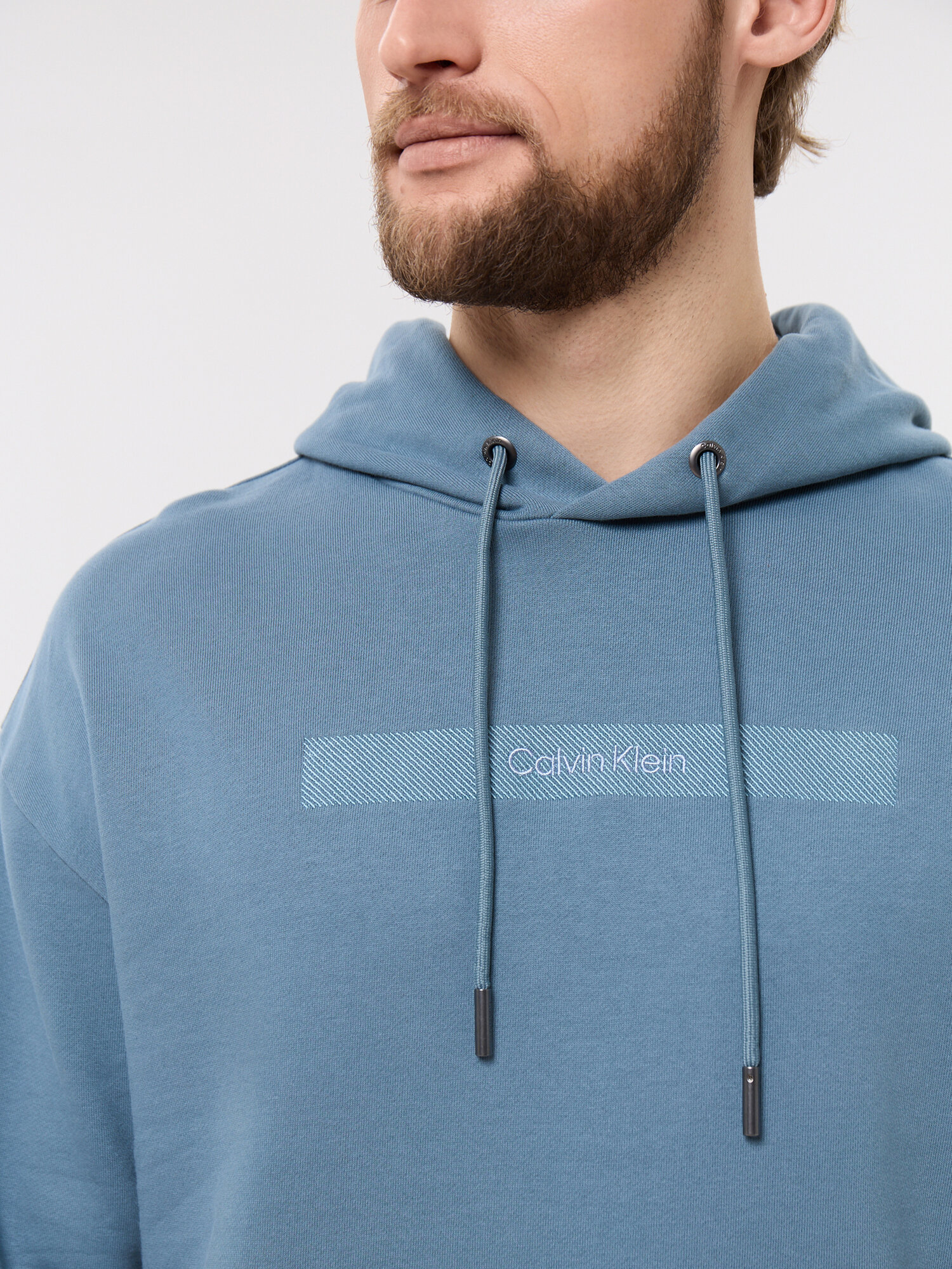 Толстовка CALVIN KLEIN, размер  L, , синий — фото 1