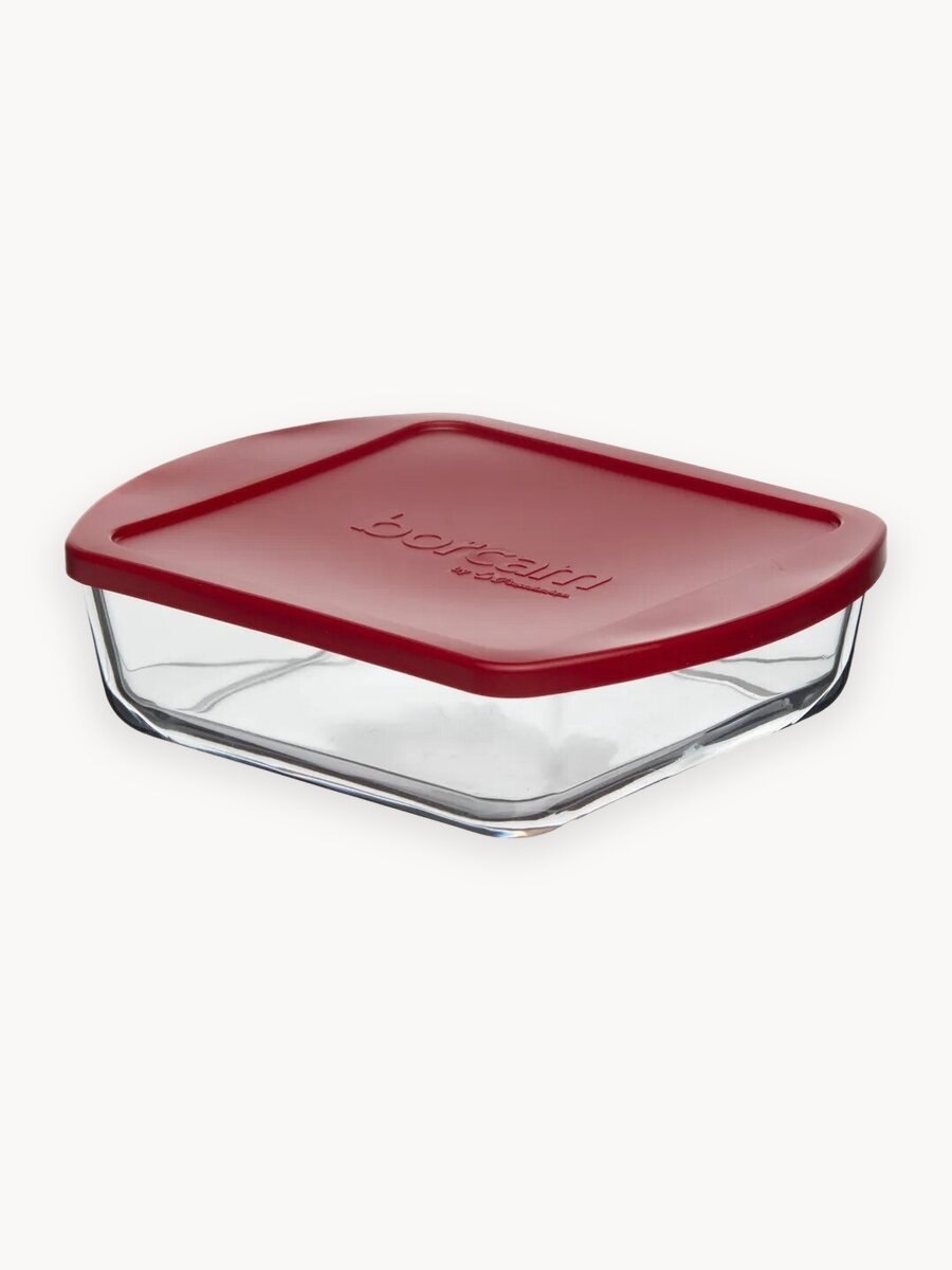 Форма для запекания Pasabahce Borcam стеклянная, с крышкой, 1,04л