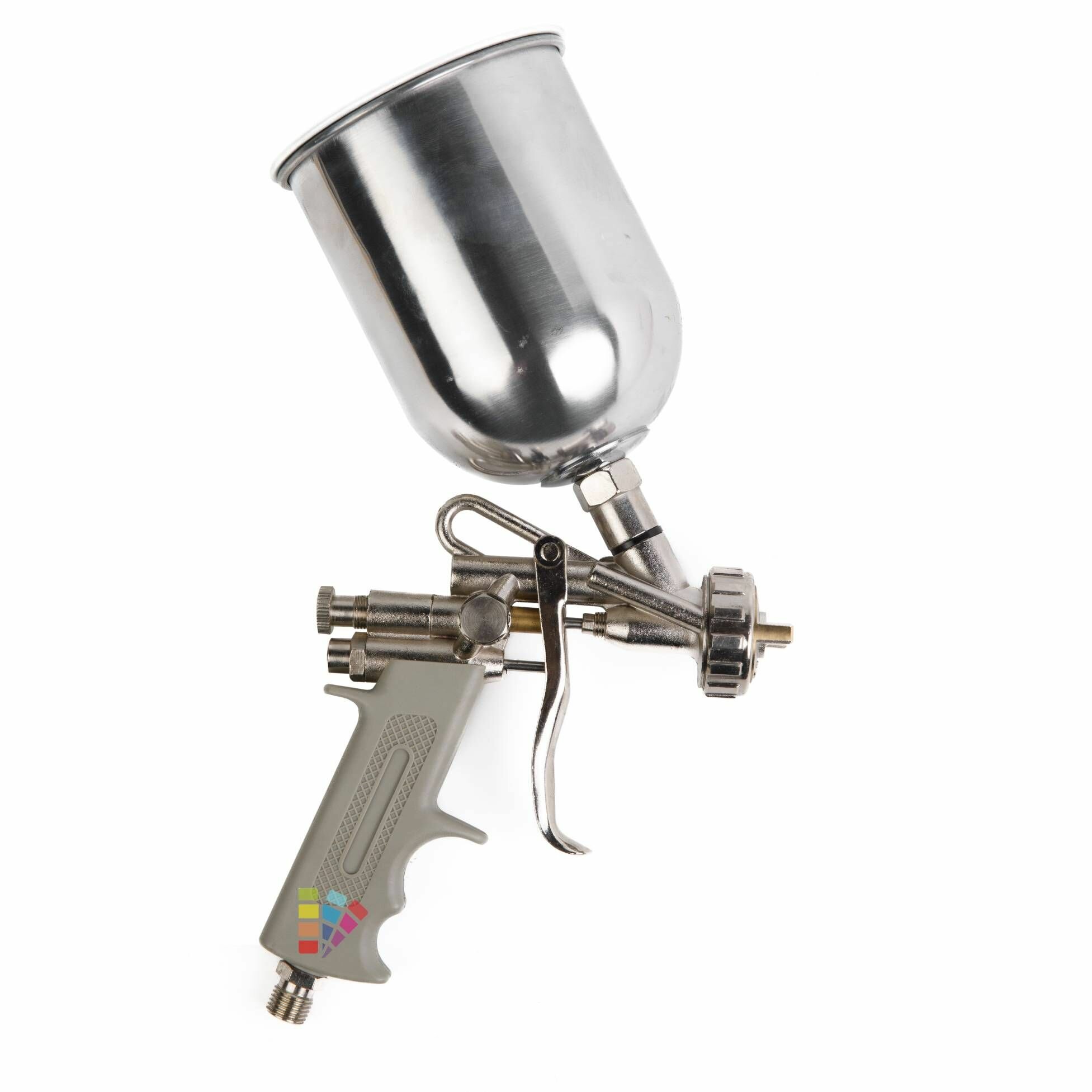 фото Краскопульт AUARITA E-70G с верхним бачком 600мл, дюза 1,2мм