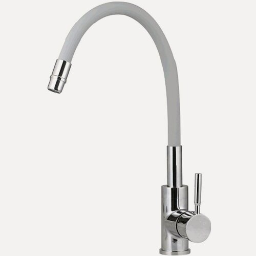 Изображение товара Смеситель Solone EZA4-F090GY для кухни с гибким цветным изливом (серый)