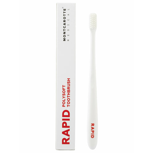 Полимягкая Зубная щетка Монткаротт рапид для особо чувствительных десен и зубов MontCarotte 796₽