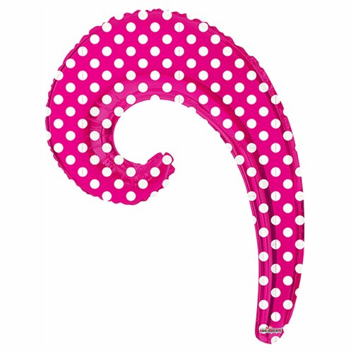 K Волна PINK в горошек 14/36см фольгированный воздушный шар в форме цифр из розового золота украшение для дня рождения первый шаг для детей мальчиков девочек свадьбы
