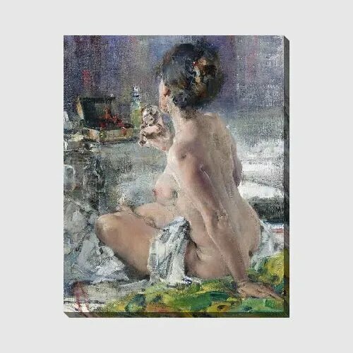 Картина на холсте Обнаженная №2 Фешин Николай, 40*49 см