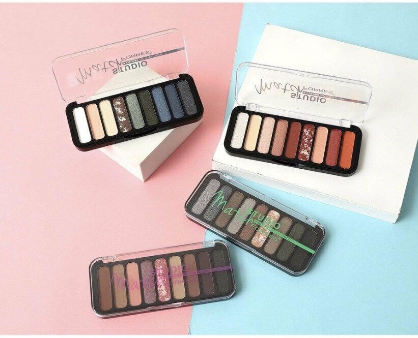 FARRES Тени для век Match Studio 9 цветов 1249 тон 04 — фото 1