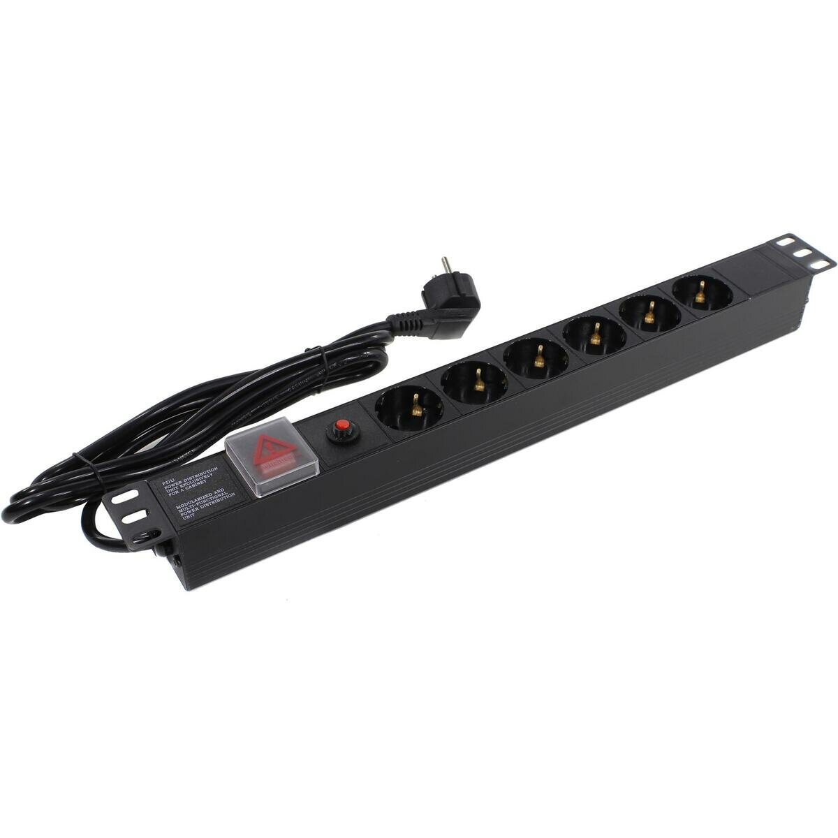 Блок розеток Exegate PDU-19H606 6 розеток 2 м - фото №4