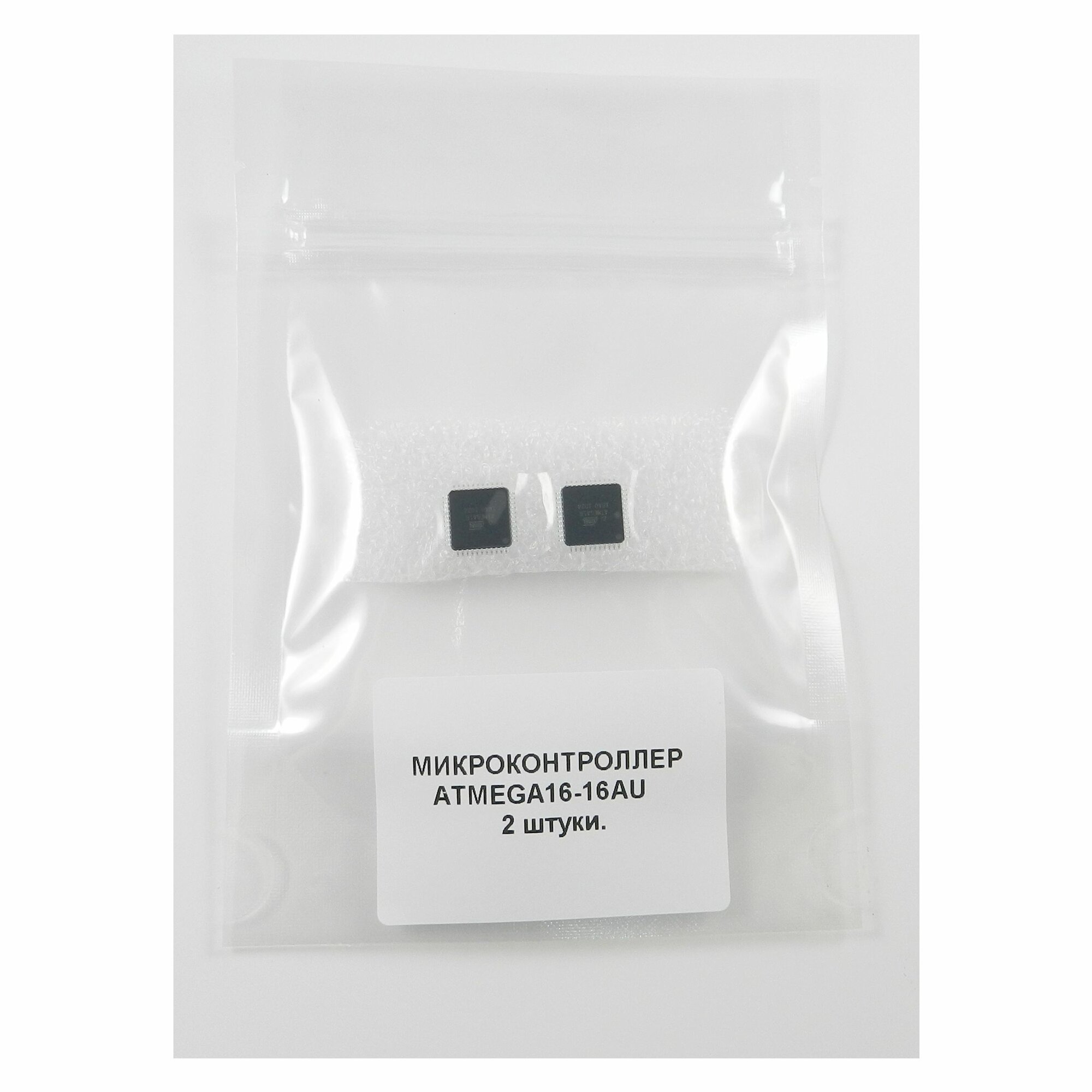 Микроконтроллер ATMEGA16-16AU, Микроконтроллер 8-бит AVR, TQFP44, (оригинал)