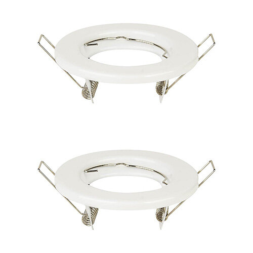 Светильник встраиваемый GU5.3 белый 50 Вт IP20 (684757) (2 шт.)