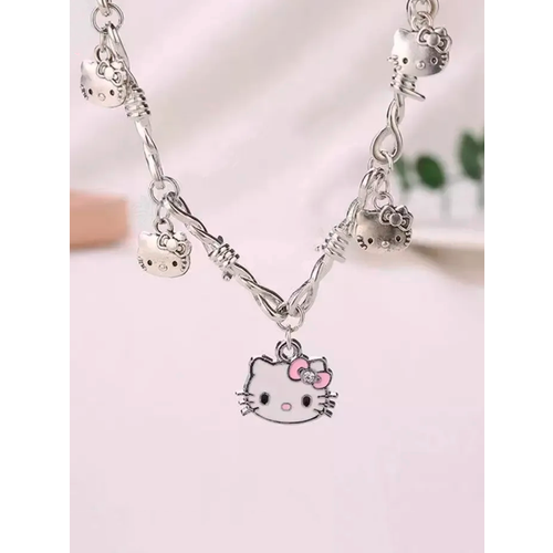 Подвеска GAMEМЕРЧ, белый, серебряный, розовый