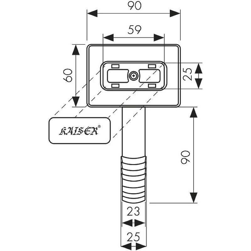 Перелив для кухонной мойки Kaiser - фото №3