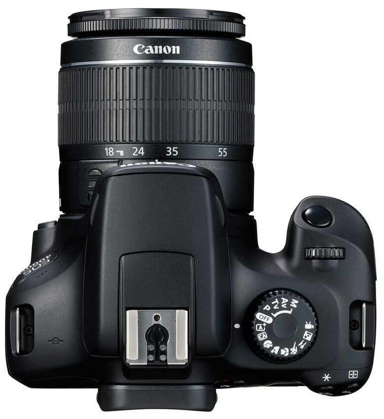 Фотоаппарат Canon EOS 4000D Travel Kit 18-55 III + сумка треуголка + карта памяти 16GB — фото 1