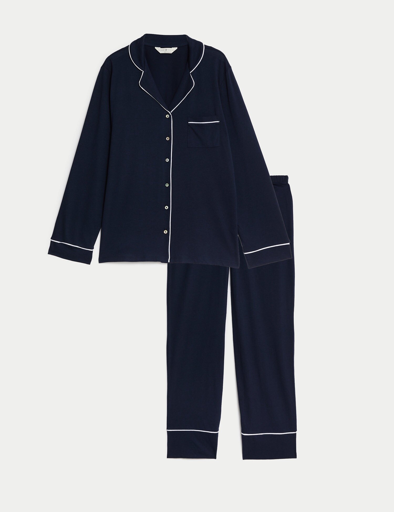 Пижама MARKS & SPENCER, размер 8, черный