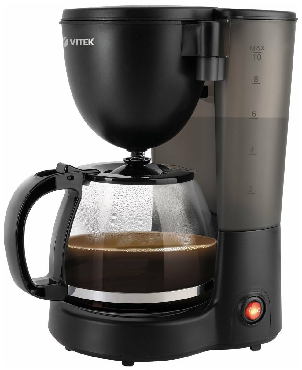 Капельная кофеварка VITEK VT-1500 (2020), черный