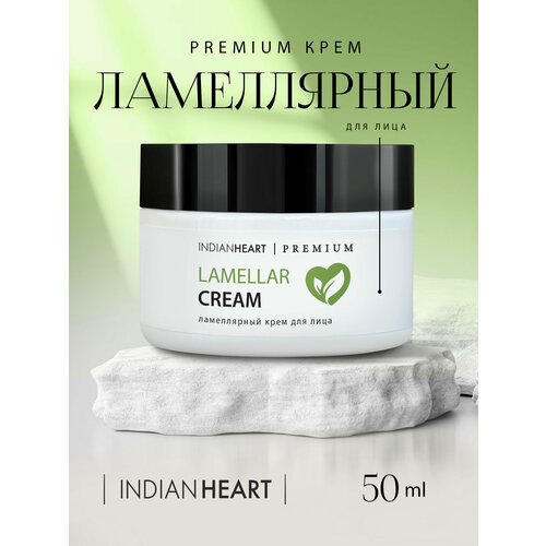 фото Ламеллярный крем indian heart, для лица, шеи, декольте, губ, 50мл