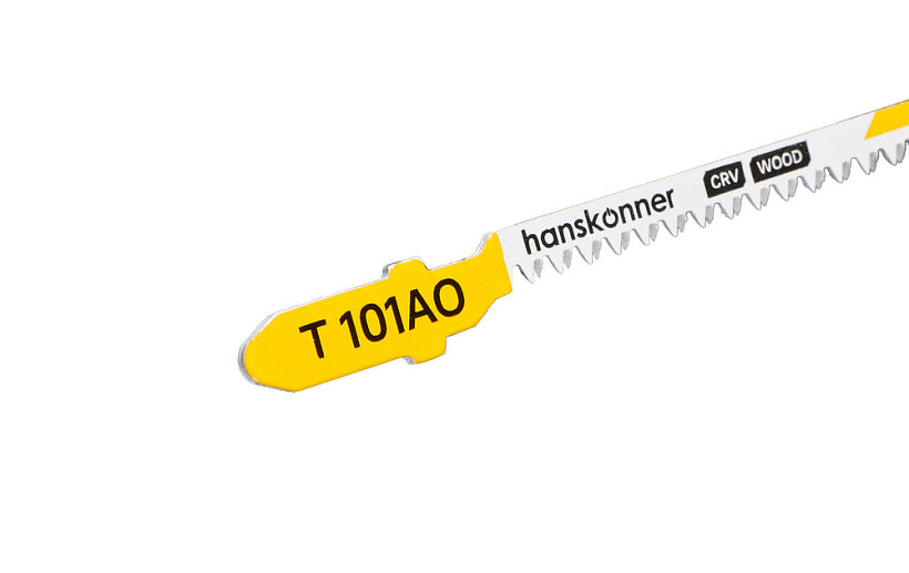 Изображение Пилки для лобзика по ламинату Hanskonner H02-101AO