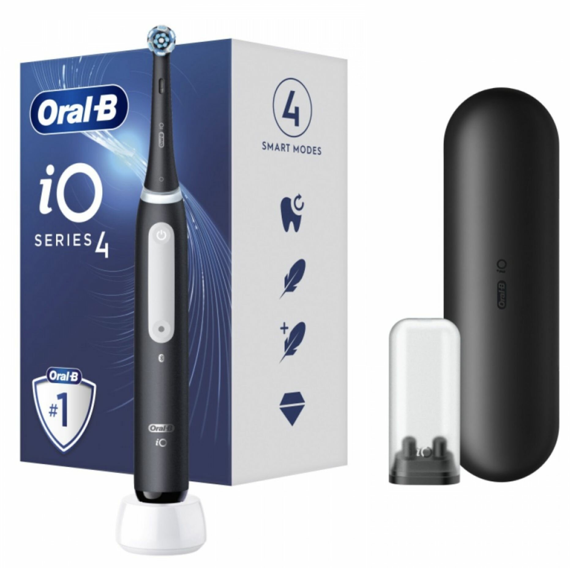 Электрическая зубная щетка ORAL-B IO4, черный