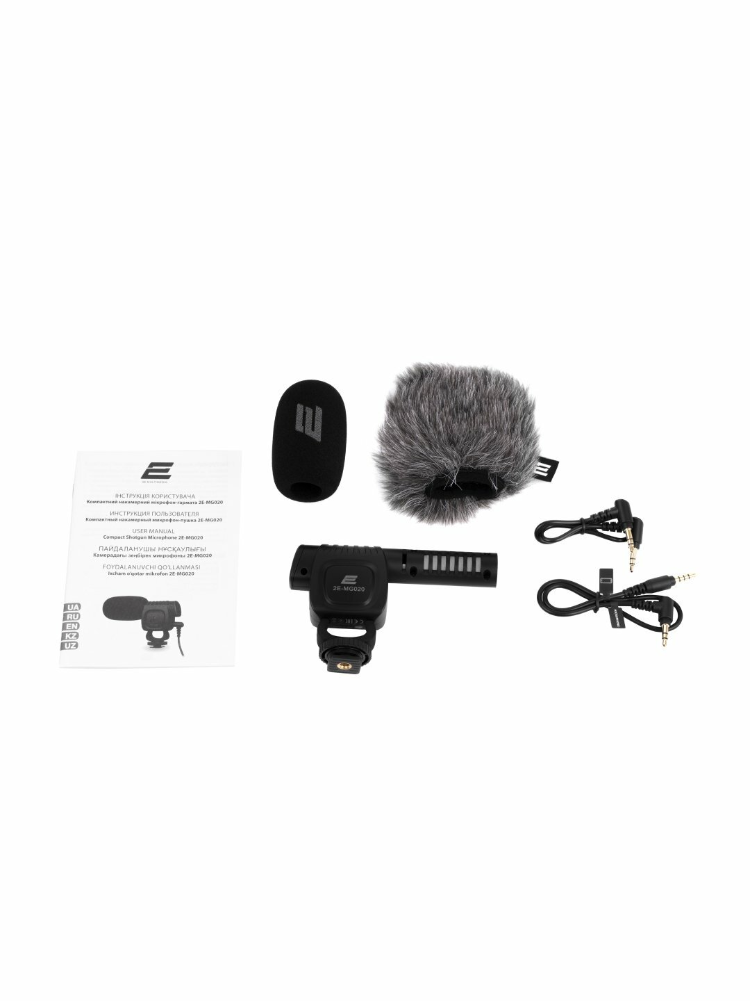 Проводной микрофон пушка 2E MG020 Shoutgun Pro, on/of, 3.5mm 2E-MG020 — фото 1