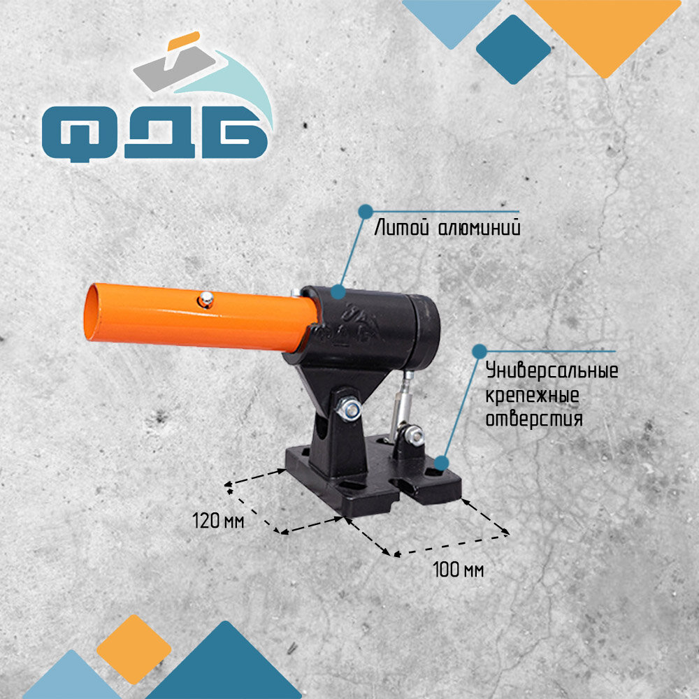 Поворотный механизм, Изменения угла наклона лезвия гладилки, Серия профи