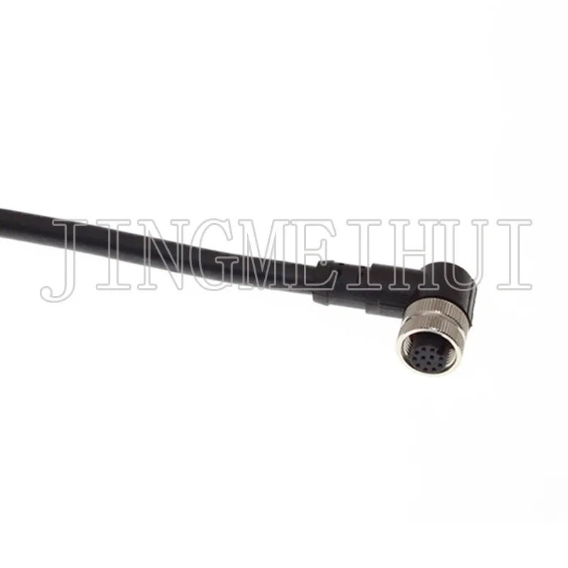 Водонепроницаемый авиационный разъем M12 4п Curved Female