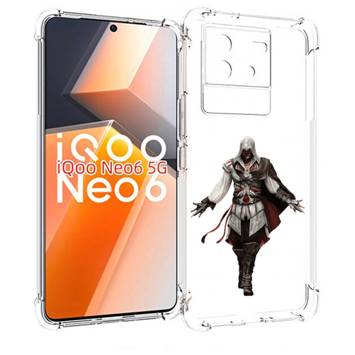 Чехол MyPads Assassin's-Creed мужской для Vivo iQoo Neo 6 5G задняя-панель-накладка-бампер чехол mypads audi ауди 6 мужской для vivo iqoo neo 6 5g задняя панель накладка бампер