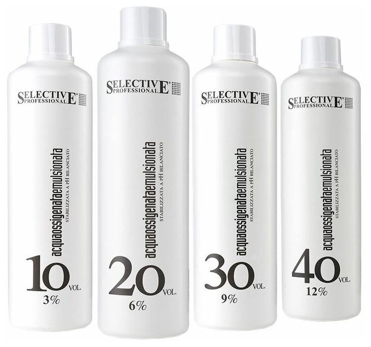 Оксидант Selective Professional Acqua Ossigenata Emulsionata, 12 %