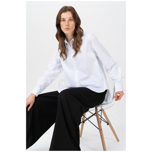 фото Удлиненная рубашка ennergiia aw23-tex04 белый 46