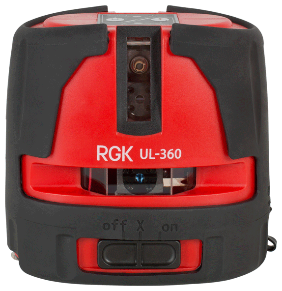 Лазерный уровень RGK UL-360 + штатив RGK F170, приемник RGK LD-5, рейка RGK LR-2