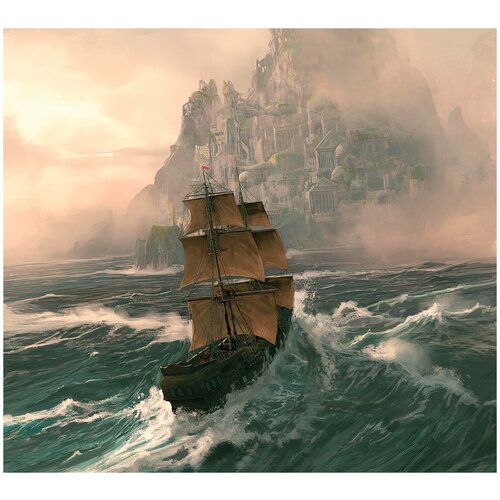 Фотообои флизелин эко Штормовое море 300х270 6723₽