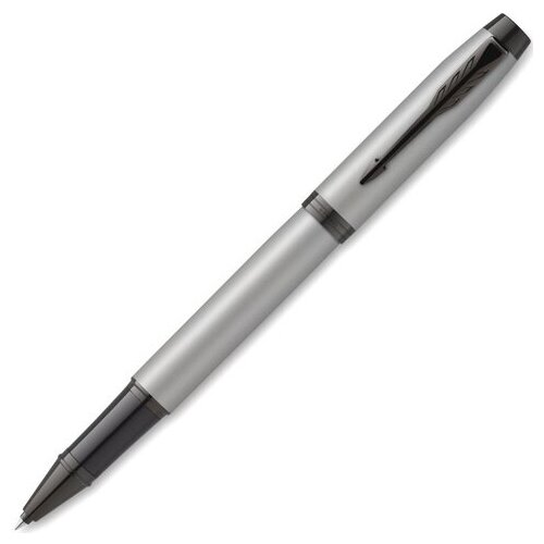 parker ручка роллер im metal premium t323 f 1931660 1 шт Parker IM Achromatic - Matt Gray, ручка-роллер, F, BL