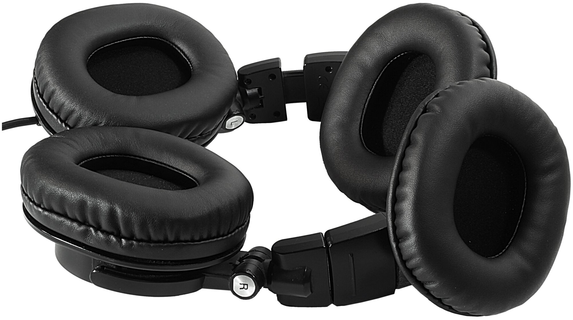 Амбушюры для наушников Audio-Technica ATH-M50 / ATH-M50x / ATH-M40x / ATH-M30 / ATH-M30x / ATH-M20 / ATH-M20x с вшитым поролоном черные