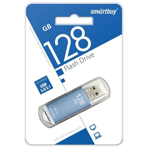 USB-накопитель 3.0 128GB Smartbuy V-Cut синий