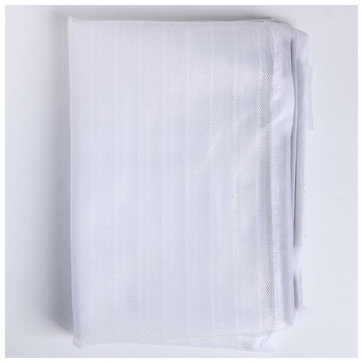 Сетка антимоскитная для дверей, 100 × 210 см, на магнитах, цвет белый - фотография № 2
