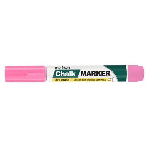 Маркер меловой MunHwa, CM-10, розовый, 3мм маркер меловой munhwa розовый 3 мм