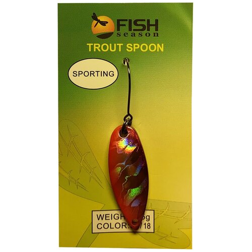 фото Блесна форелевая fish season sporting, 3,5g цвет-18 , крючок-kumho