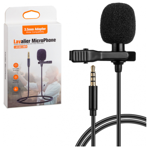 Микрофон петличка Lavalier MicroPhone HSX-M01 Jack 3.5