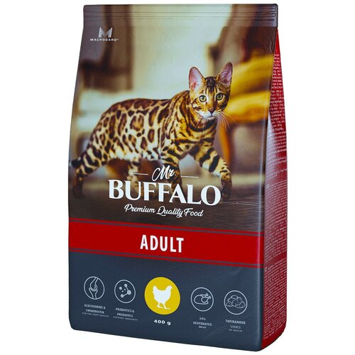 Mr. Buffalo ADULT курица для кошек, 400гр