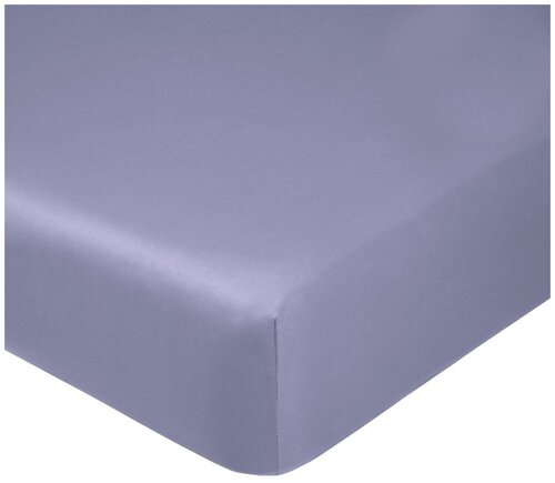 Простыня на резинке АртПостель Гламур на резинке, сатин , 180 х 200 x 20 см, фиолетовый