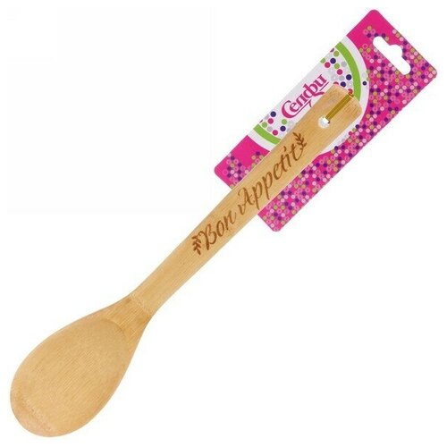 Ложка бамбуковая 30*6см «Bon Appetit» Селфи