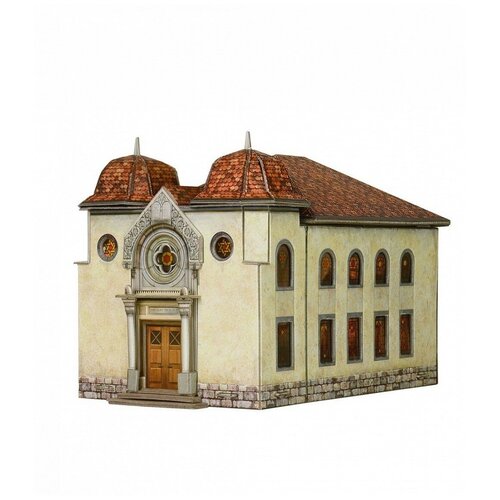 Модель из картона Синагога в Делемоне У334 модель из картона синагога в делемоне у334