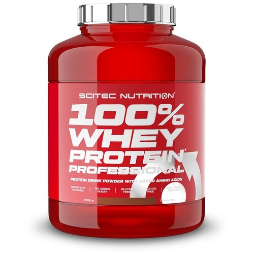 Scitec Nutrition 100% Whey Protein Professional 2350 гр, лимонный чизкейк