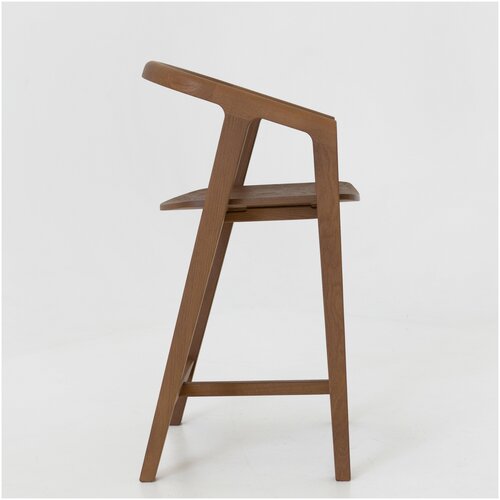 Полубарный стул паллето Эрго темный дуб