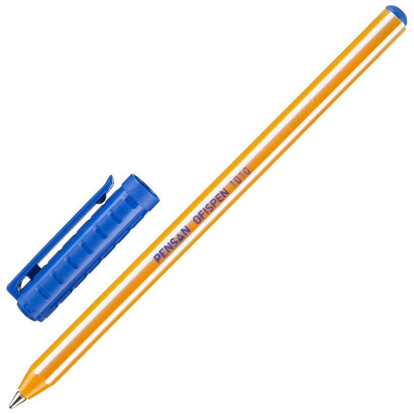 Ручка шариковая неавтомат. PENSAN OFFIS PEN 1010, 1.0мм, масл, син