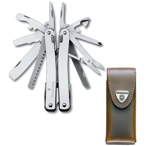 Мультитул Victorinox SwissTool Spirit, 105 мм, 26 функций, серебро