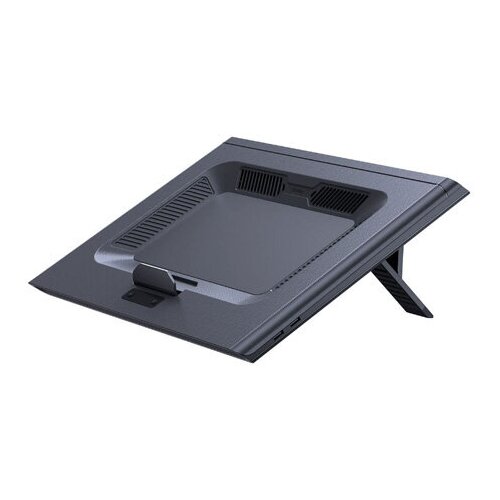 подставка для ноутбука с охлаждением 17 3 складная baseus metal adjustable laptop stand silver lujs000012 Охлаждающая подставка для ноутбука Baseus ThermoCool Heat-Dissipating Laptop Stand (LUWK000013)